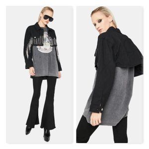 HYFVE Fringe Cropped Jacket